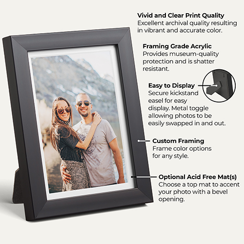 Text Overlay Border Tabletop Framed Prints by Shutterfly Shutterfly