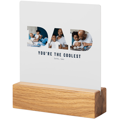 Glossy Tabletop Metal Photo Print