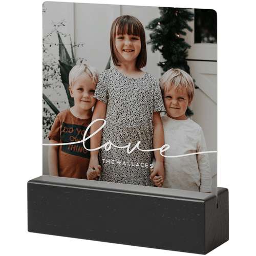 Glossy Tabletop Metal Photo Print