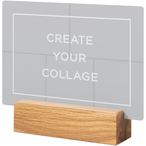Create a Collage Tabletop Metal Prints, 5x7, Natural, Multicolor
