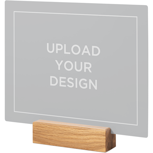 Upload Your Own Design Tabletop Metal Prints, 8x10, Natural, Multicolor