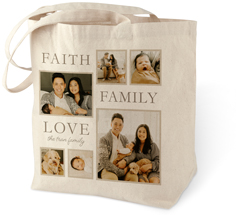 Personalized Heart Name Cotton Canvas Tote Bag – The Cotton