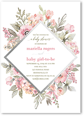 girl baby shower invitations etsy