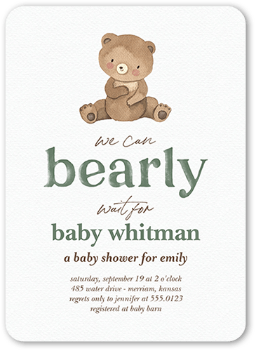 Tiny prints best sale baby shower invitations