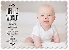 photo birth announcement