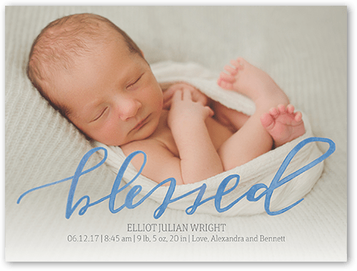 tiny prints birth announcements