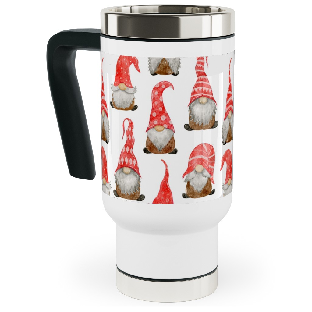 Coffee Gnome Tumbler - Personalized Gnome Tumbler Cup with Lid 20oz , Brown  Tumblers, Insulated Travel Coffee Mug Christmas Birthday Gifts Gnomes