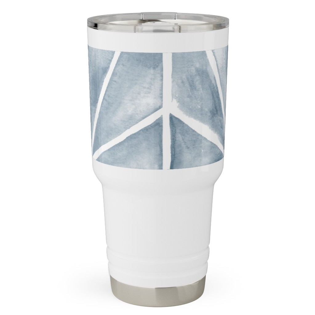 Coastal Stars - Blue Travel Tumbler, 30oz, Blue, True Blue