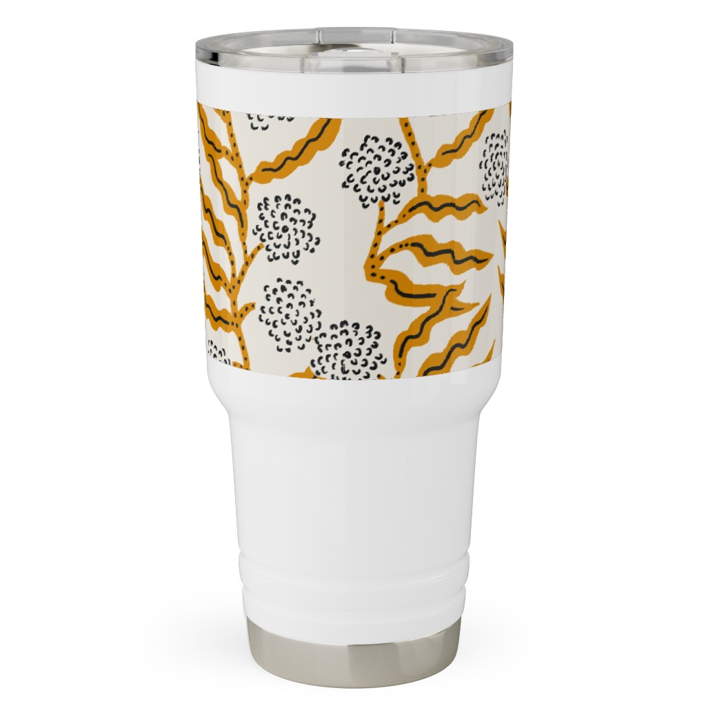 La Ville Vine - Yellow Travel Tumbler, 30oz, Yellow, Classic Yellow