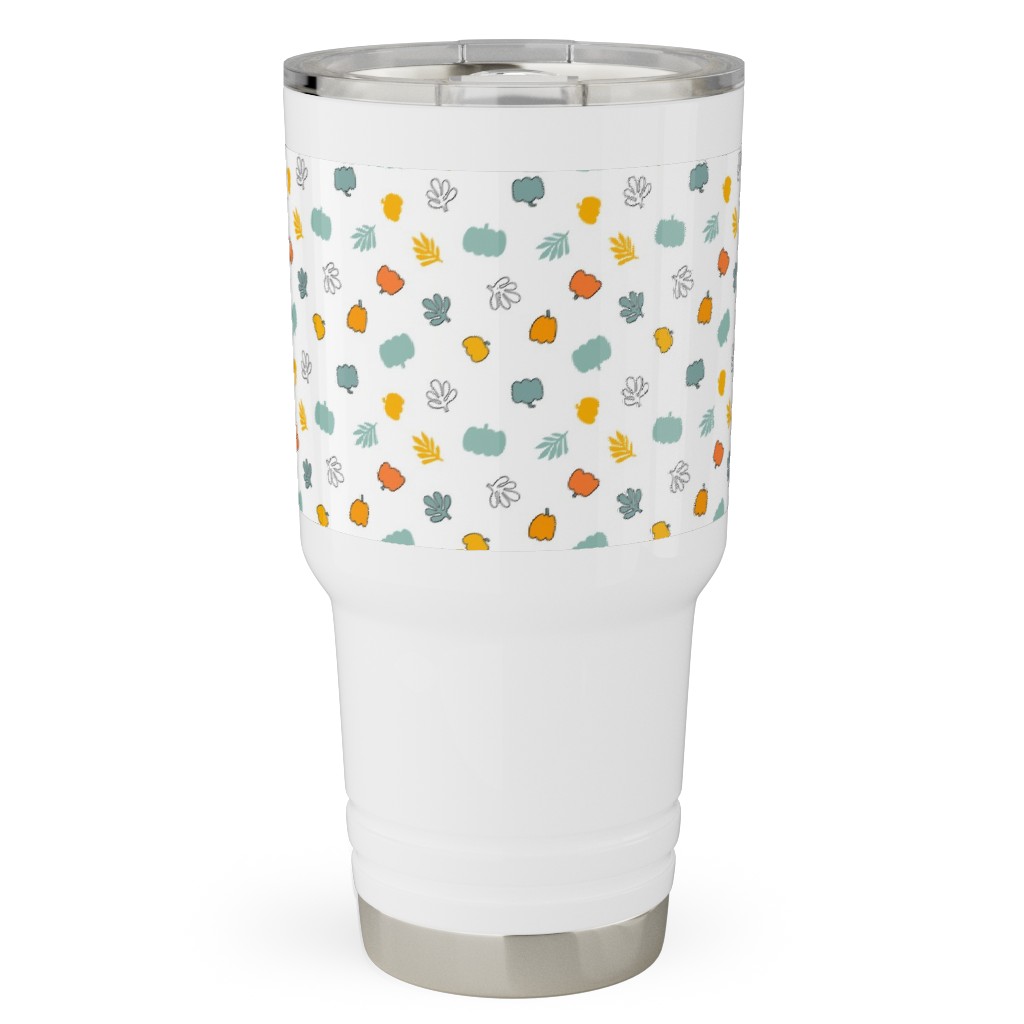 Autumn Harvest Vegetables - Light Travel Tumbler, 30oz, Multicolor