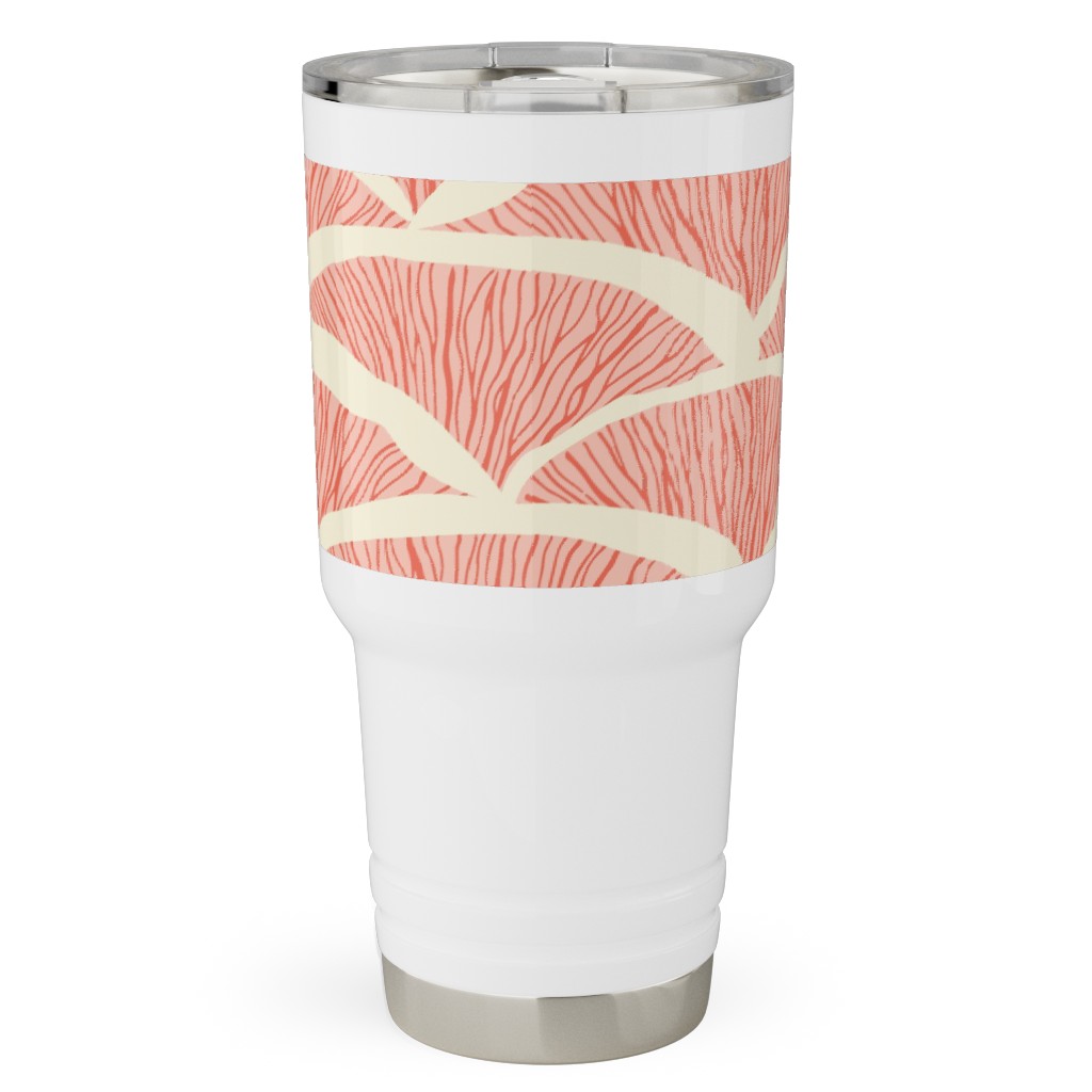 Gills - Peach Travel Tumbler, 30oz, Pink, Bright Pink