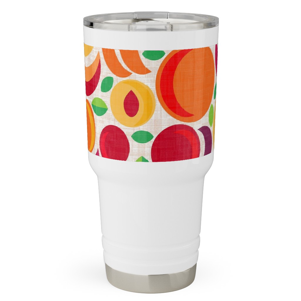 Plum Peach Perfection - Multi Travel Tumbler, 30oz, Orange