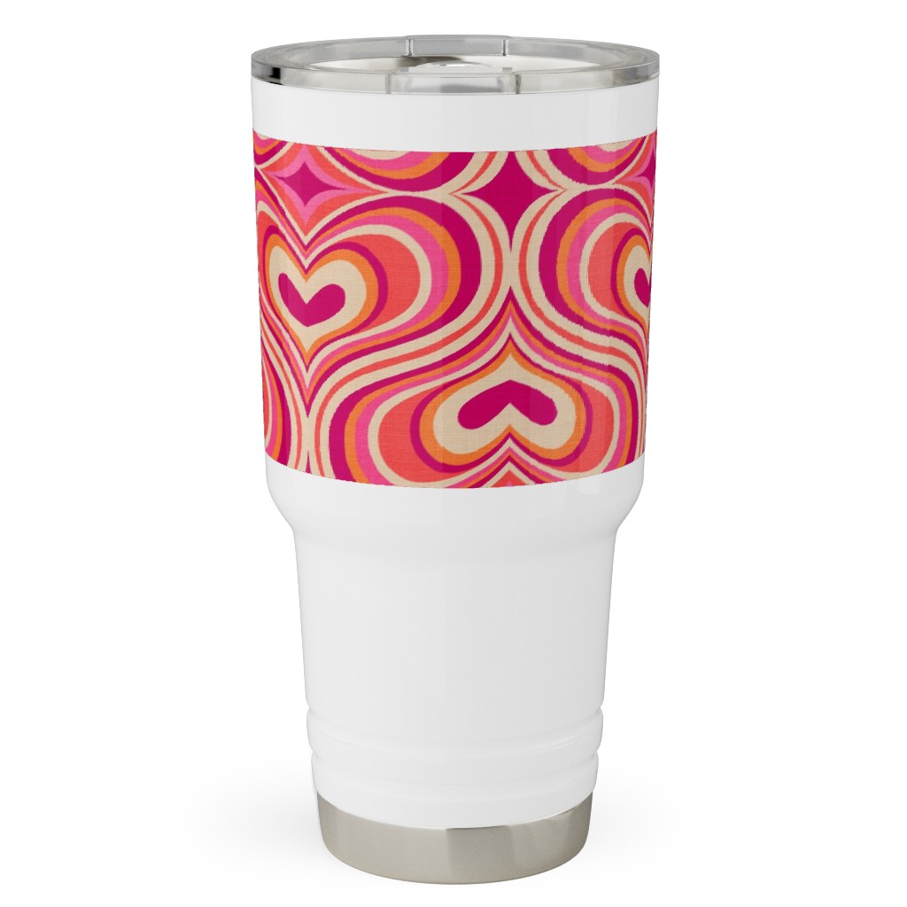 I Think I Love You - Red Travel Tumbler, 30oz, Red