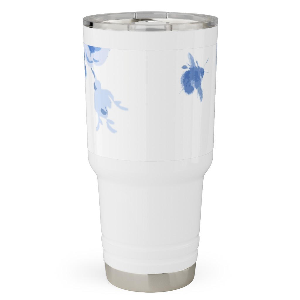 Emalyn Travel Tumbler, 30oz, Blue, True Blue
