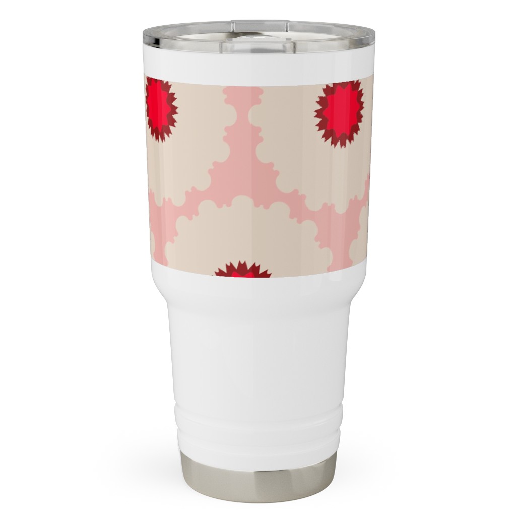Eva Pop Pink and Red Travel Tumbler Shutterfly