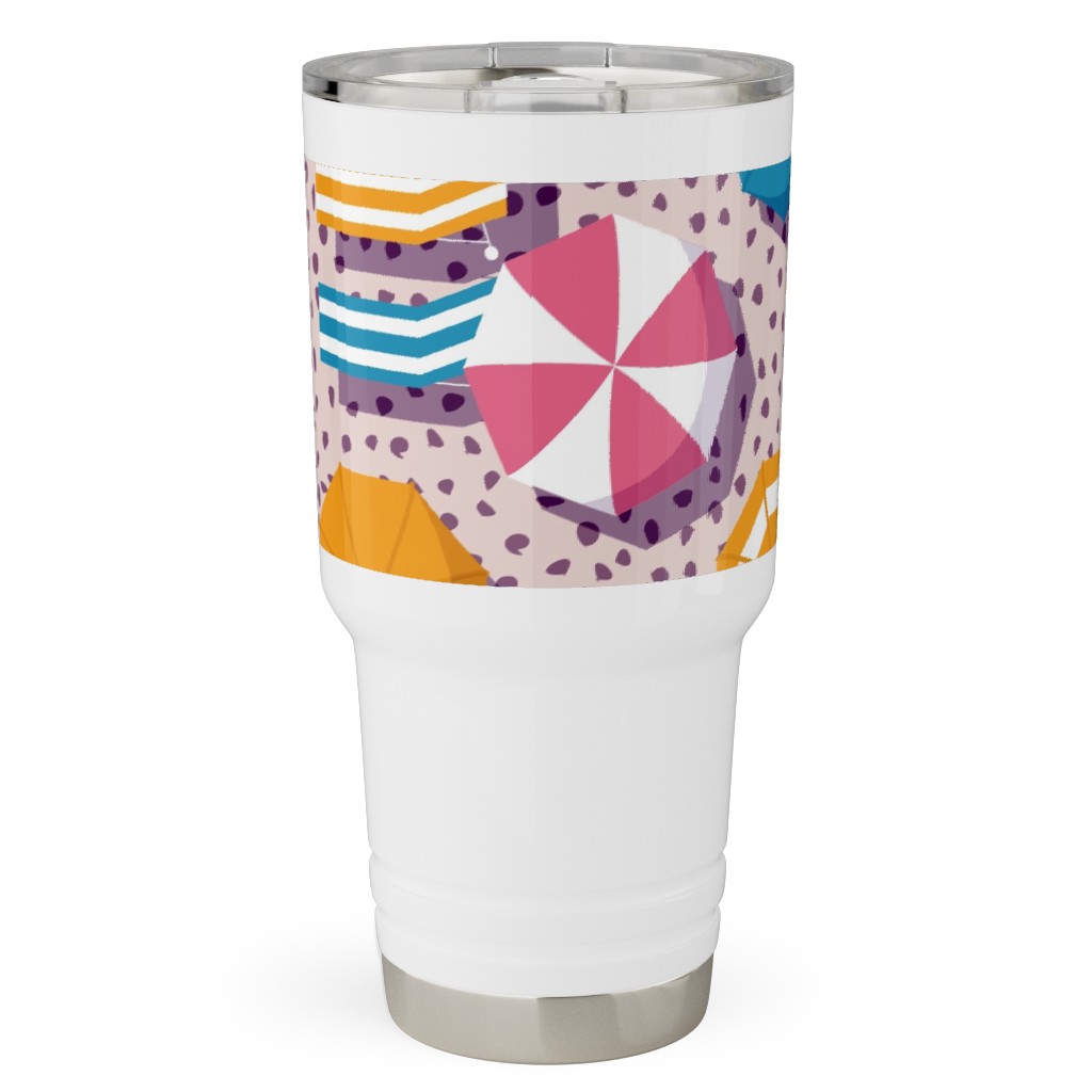 My Summer Vacay - Pink Travel Tumbler, 30oz, Pink, Bright Pink