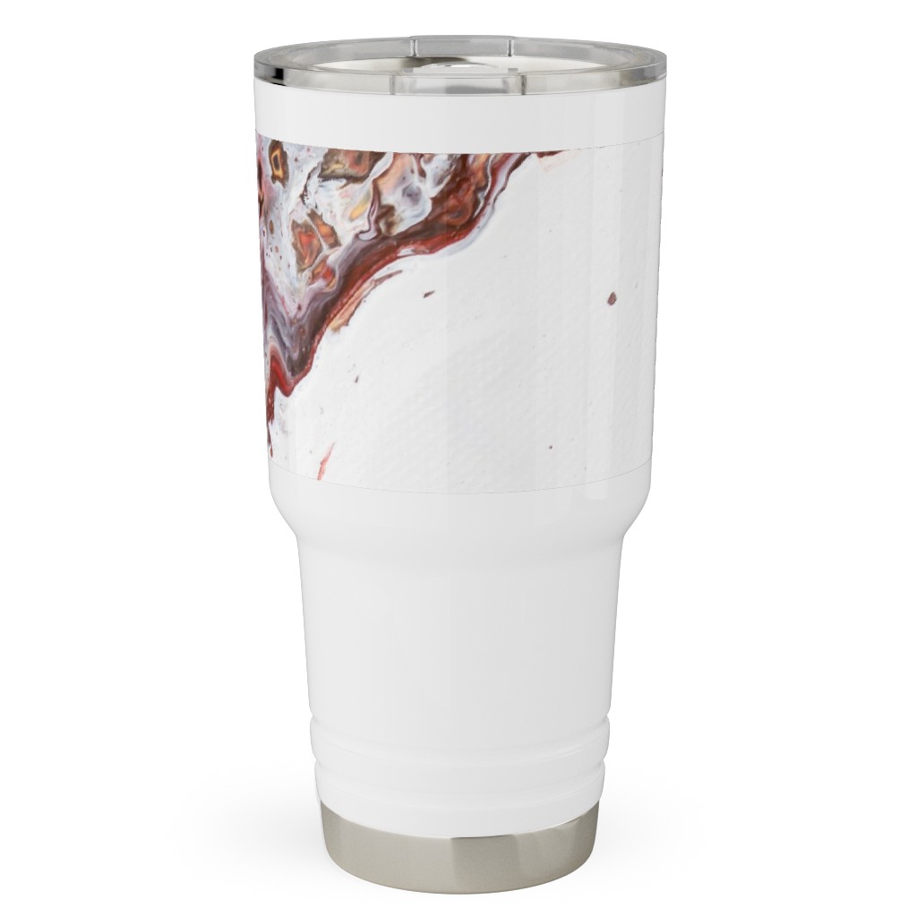 Acrylic Flow Travel Tumbler, 30oz, Brown