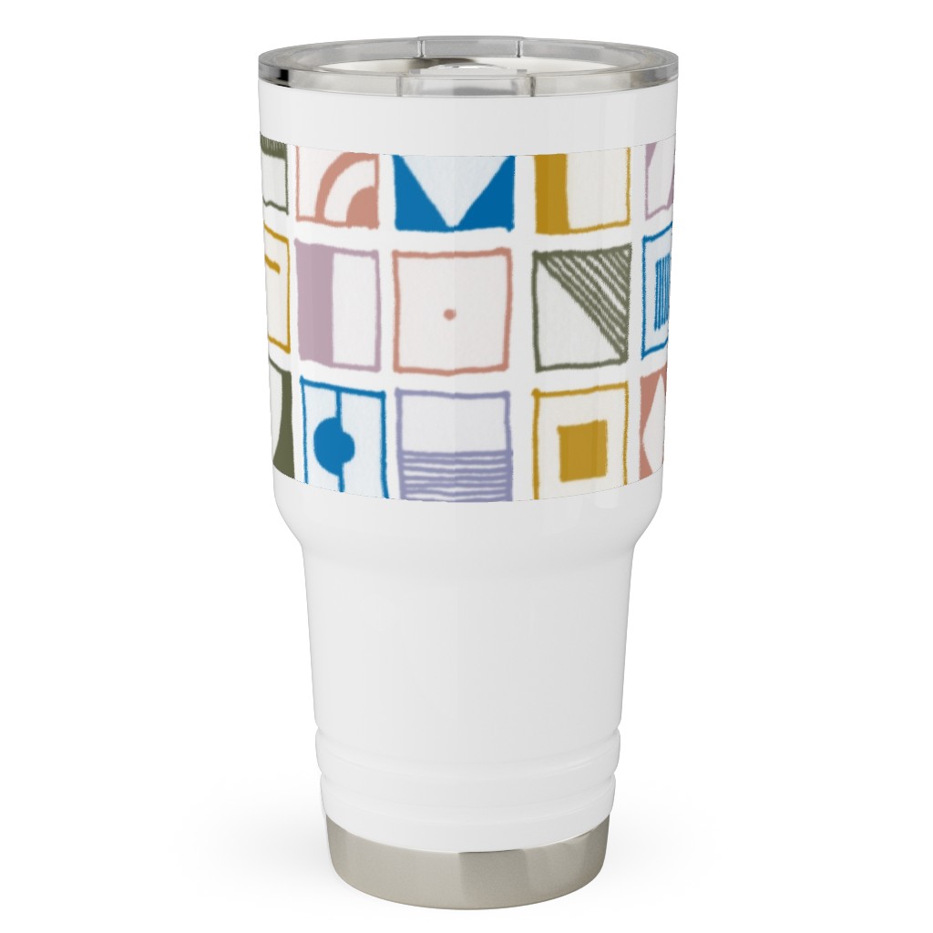 the New Nautical - Naval Flags - Multi Travel Tumbler, 30oz, Multicolor