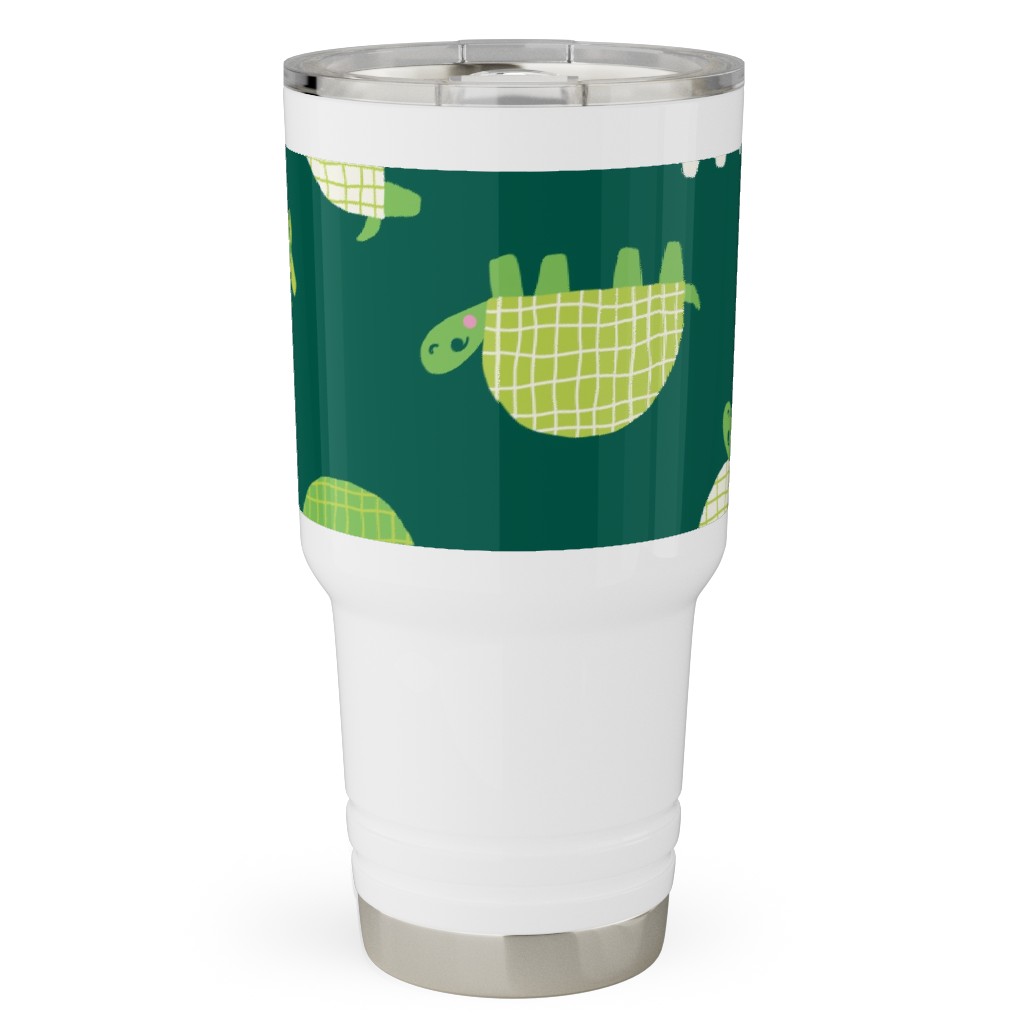 Turtles - Green Travel Tumbler, 30oz, Green, Classic Green