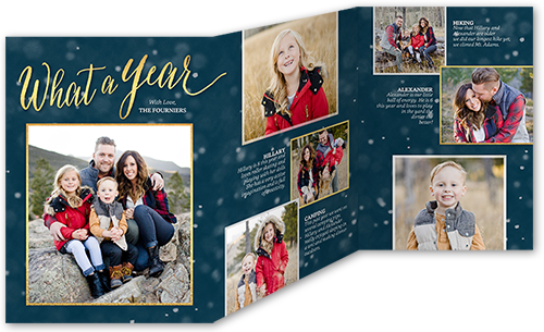 Image result for trifold christmas card