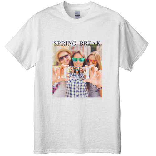 Modern Gallery of One T-shirt, Adult (S), White, Customizable front, White, white