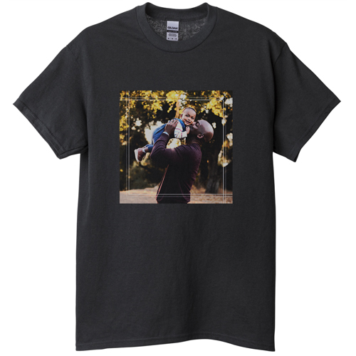 Intersecting Ways T-shirt, Adult (M), Black, Customizable front, White, white