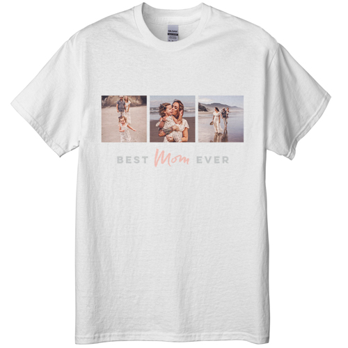 The Best Three T-shirt, Adult (XL), White, Customizable front & back, White, white