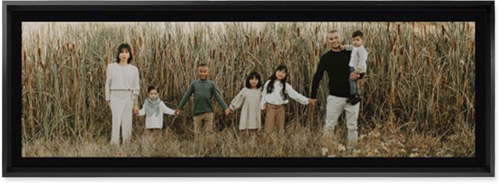 Gallery of One Pano Wall Art, Black, Single piece, Mounted, 12x36, Multicolor