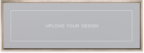 Upload Your Own Design Landscape Wall Art, Metallic, Single piece, Mounted, 12x36, Multicolor