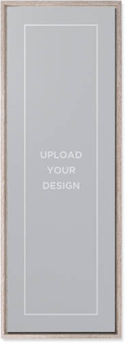 Upload Your Own Design Wall Art, Rustic, Single piece, Mounted, 12x36, Multicolor