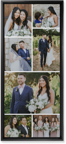 Gallery of Seven Pano Wall Art, Black, Single piece, Mounted, 10x24, Multicolor, multi