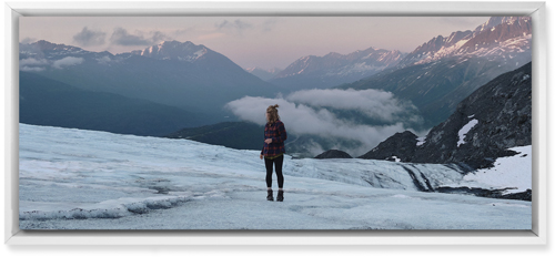 Photo Gallery Square Wall Art, White, Single piece, Mounted, 10x24, Multicolor, multi