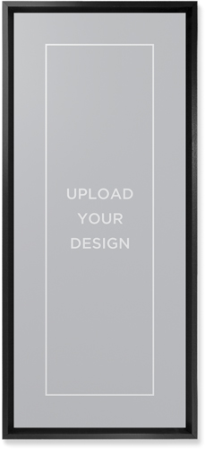 Upload Your Own Design Wall Art, Black, Single piece, Mounted, 10x24, Multicolor, multi