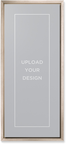 Upload Your Own Design Wall Art, Metallic, Single piece, Mounted, 10x24, Multicolor