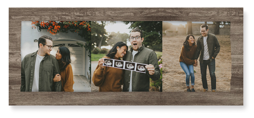 Countryside Pano Wall Art, No Frame, Single piece, Mounted, 10x24, Brown, wood