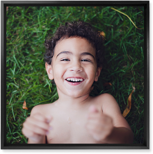 Photo Gallery Portrait Wall Art, Black, Single piece, Mounted, 16x16, Multicolor