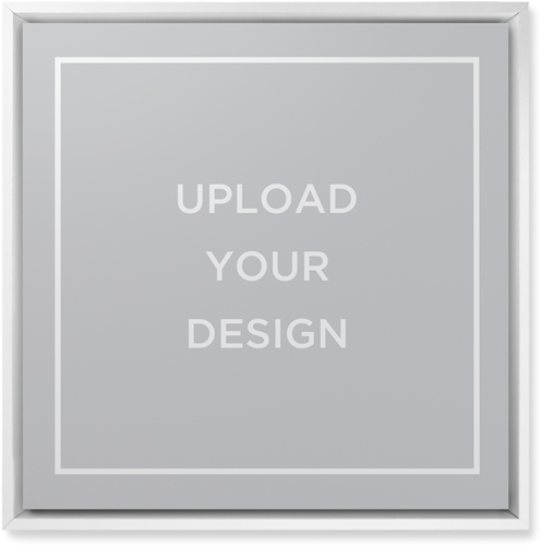 Upload Your Own Design Wall Art, White, Single piece, Mounted, 16x16, Multicolor