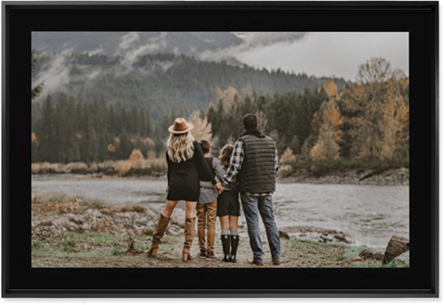 Simple Gallery of One Border Wall Art, Black, Single piece, Mounted, 24x36, Multicolor, multi