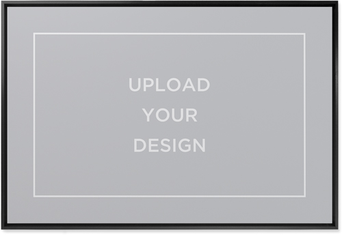 Upload Your Own Design Landscape Wall Art, Black, Single piece, Mounted, 24x36, Multicolor