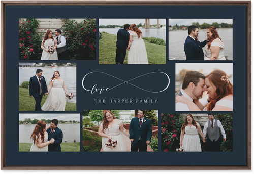 Sweet Moments Wall Art, Walnut, Single piece, Mounted, 24x36, Black