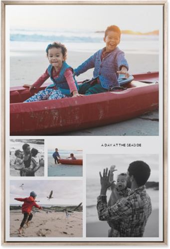 Hero Collage Portrait Wall Art, Metallic, Single piece, Mounted, 24x36, Multicolor, multi