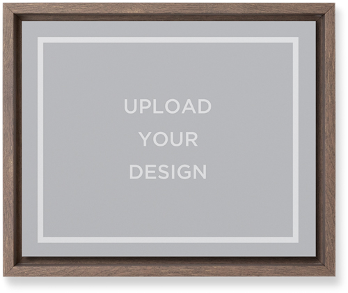 Upload Your Own Design Landscape Wall Art, Walnut, Single piece, Mounted, 8x10, Multicolor