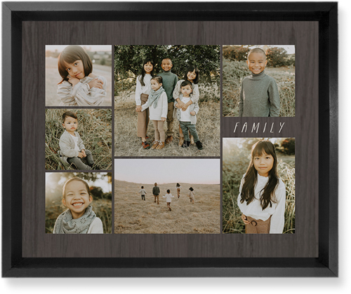 Lucky Seven Wall Art, Black, Single piece, Mounted, 8x10, Multicolor