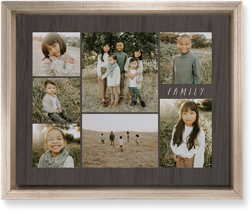 Lucky Seven Wall Art, Metallic, Single piece, Mounted, 8x10, Multicolor, multi