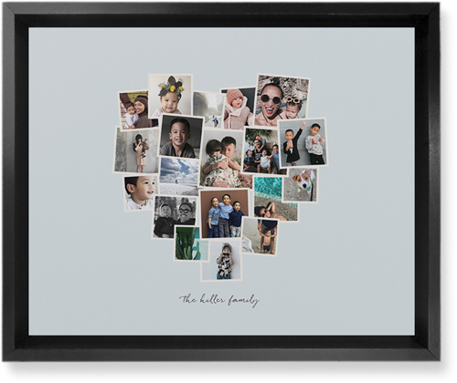 Heart Strings Wall Art, Black, Single piece, Mounted, 8x10, Gray, air