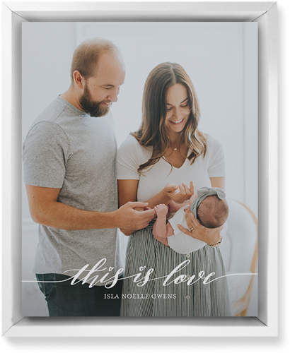 Love Is Portrait Wall Art, White, Single piece, Mounted, 8x10, White, white