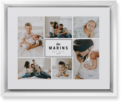 Round We Go Wall Art, White, Single piece, Mounted, 8x10, White
