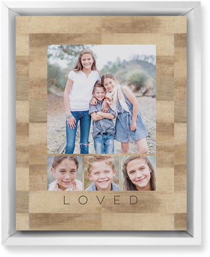 Four Real Wall Art, White, Single piece, Mounted, 8x10, Beige