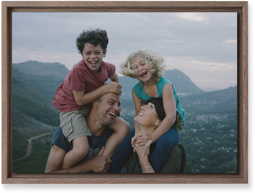 Photo Gallery Wall Art, Walnut, Single piece, Mounted, 10x14, Multicolor