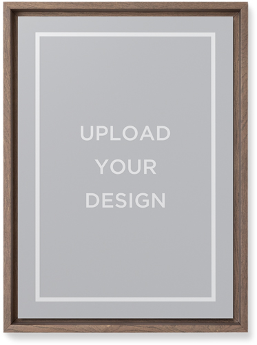 Upload Your Own Design Wall Art, Walnut, Single piece, Mounted, 10x14, Multicolor, multi